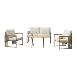 Baštenska garnitura HANAH HOME Fatsa 2+1+1 beige
