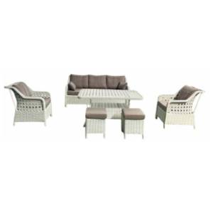 Baštenska garnitura HANAH HOME Rondi milky brown