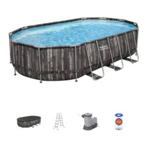 BESTWAY bazen sa pumpom 610x366x122cm Power Steel Pro Max 