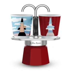 BIALETTI Moka pot Magritte Express set 2 Cup