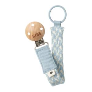 BIBS lančić za cuclu baby blue