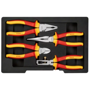 BOSCH 4-delni set električarskih klešta 1600A02NG1