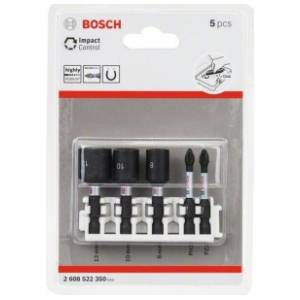 BOSCH 5-delni set bitova i nasadnih ključeva 2608522350