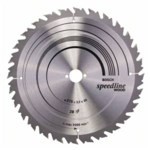 BOSCH Speedline Wood list testere 315mm  2608640682