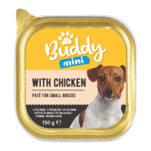 BUDDY pašteta za pse piletina 150g