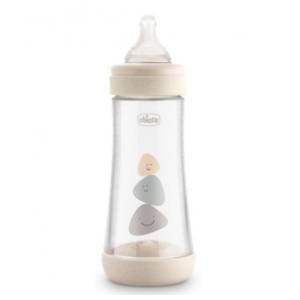 CHICCO flašica za bebe P5 240ml (2m+) bela