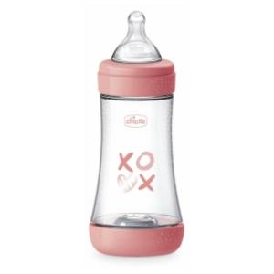 CHICCO flašica za bebe P5 240ml roze