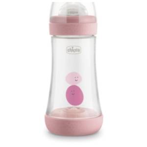 CHICCO flašica za bebe P5 240ml (2m+) roze