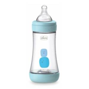 CHICCO flašica za bebe P5 240ml (2m+) plava