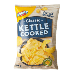 Čips HRUSTY classic kettle cooked 100g