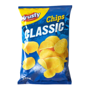 Čips HRUSTY slani 150g