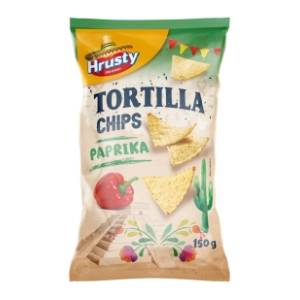 Čips HRUSTY tortilja paprika 150g