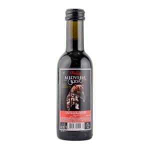 Crveno vino RUBIN Medveđa krv poluslatko 0,187l