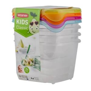 CURVER kutija za hranu Kids 4x0,45l
