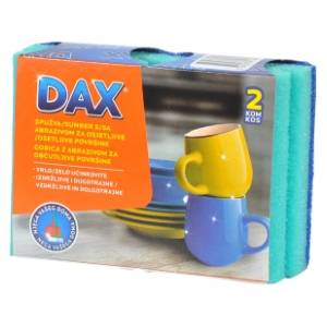 DAX sunđer sa abrazivom za osetljive površine 2kom