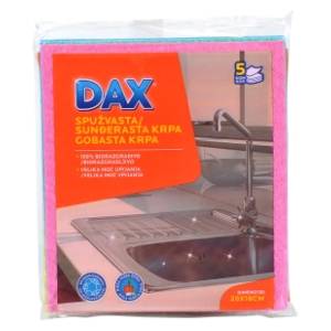 DAX sunđerasta krpa 5kom