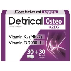 DETRICAL Osteo K2D3 tablete 30+30kom