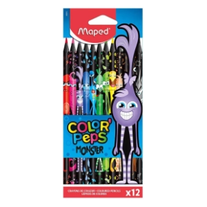Drvene bojice MAPED monster 12kom
