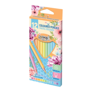 Drvene bojice S-COOL pastel 12kom