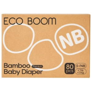 ECO BOOM pelene biorazgradive pure premium NB 80kom