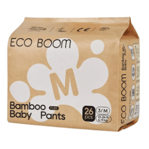 ECO BOOM pelene gaćice  biorazgradive M 26kom
