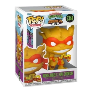 Figura Michelangelo x Ghidorah Godzilla x TMNT FUNKO