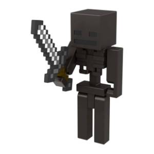 Figura Wither Skeleton with sword Minecraft MATTEL