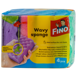 FINO reljefni sundjer u boji 4kom