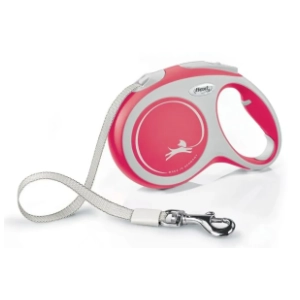 FLEXI Comfort tape povodac za pse L 5m crveni