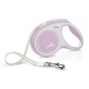 FLEXI Comfort tape povodac za pse XS 3m roze