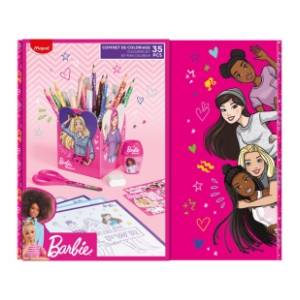 Flomasteri i drvene bojice MAPED barbie 35kom