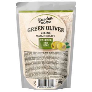 GARDEN GOOD zelene masline beš koštice 170g