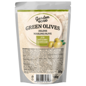 GARDEN GOOD zelene masline sa košticom 180g