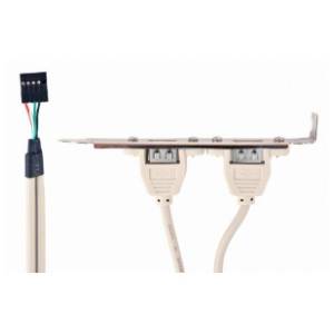 GEMBIRD kabl USB CCUSBRECEPTACLE Double USB on bracket