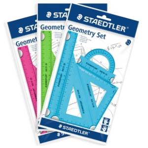 Geometrijski set STAEDTLER neon