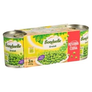 Grašak BONDUELLE 3x200g