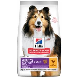 HILL'S Science Plan Stomach&Skin medium adult piletina 2,5kg