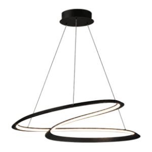 HOME LIGHT LED visilica 60W Vesta 464 crna