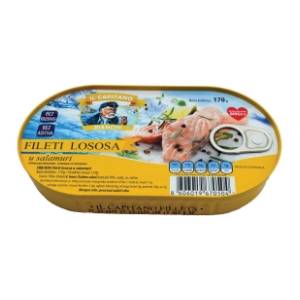  IL CAPITANO fileti lososa u salamuri 170g