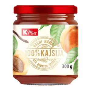 K PLUS 100% voćni namaz od kajsije 300g