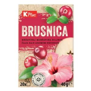 K PLUS čaj brusnica 40g