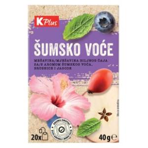 K PLUS čaj šumsko voće 40g