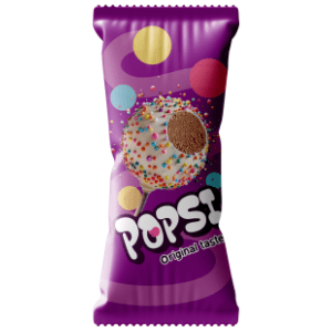 Keks kuglica POPSI bela čokolada 30g