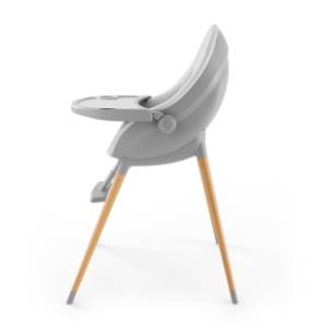 KINDERKRAFT stolica za hranjenje 2u1 Fini up grey