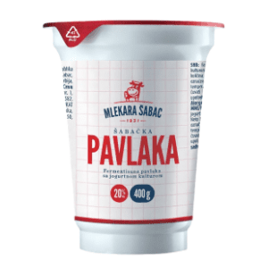 Kisela pavlaka MLEKARA ŠABAC 20%mm 400g