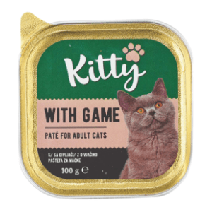 KITTY pašteta za mačke divljač 100g