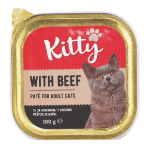 KITTY pašteta za mačke govedina 100g