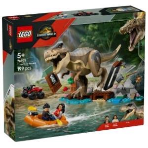 LEGO Jurassic World bekstvo od T-reksa na reci 76975
