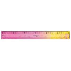 Lenjir KEYROAD dugine boje 30cm