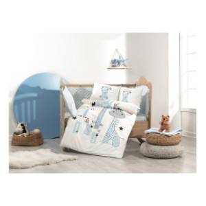L'ESSENTIEL MAISON posteljina za bebe Buddy plava 100 x 150 cm